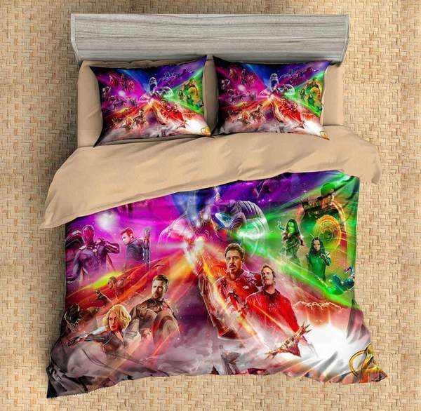 Avengers Infinity War 4 Duvet Cover and Pillowcase Set Bedding Set