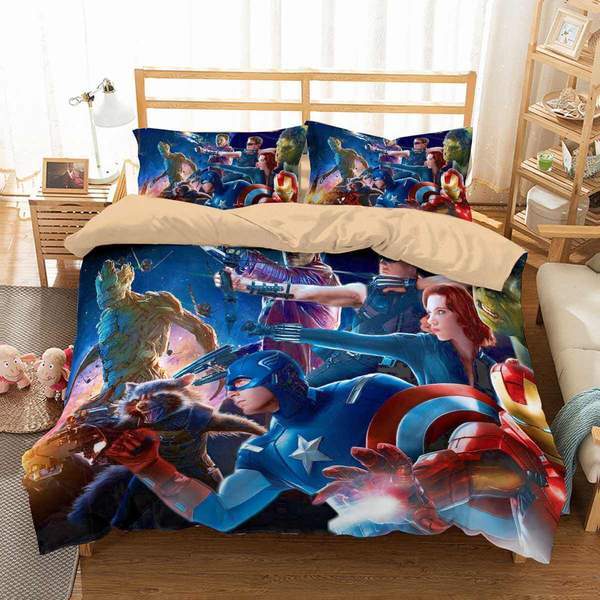 Avengers Infinity War 5 Duvet Cover and Pillowcase Set Bedding Set