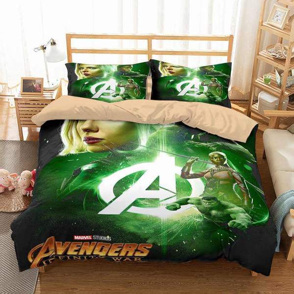 Avengers Infinity War 9 Duvet Cover and Pillowcase Set Bedding Set