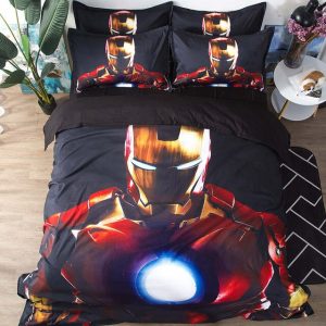 Avengers iron Man 221 Duvet Cover and Pillowcase Set Bedding Set