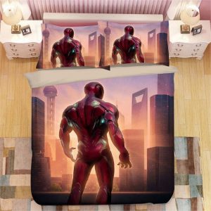 Avengers iron Man 223 Duvet Cover and Pillowcase Set Bedding Set