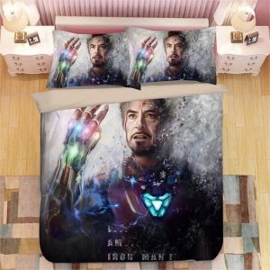 Avengers iron Man 227 Duvet Cover and Pillowcase Set Bedding Set