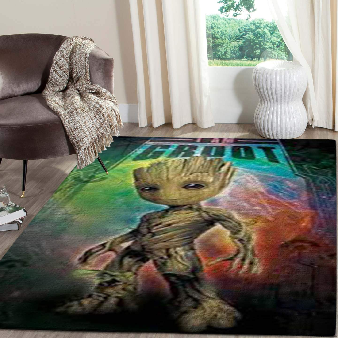 Baby Groot Area Limited Edition Rug Carpets Living Room Carpet Christmas Gift Floor 3