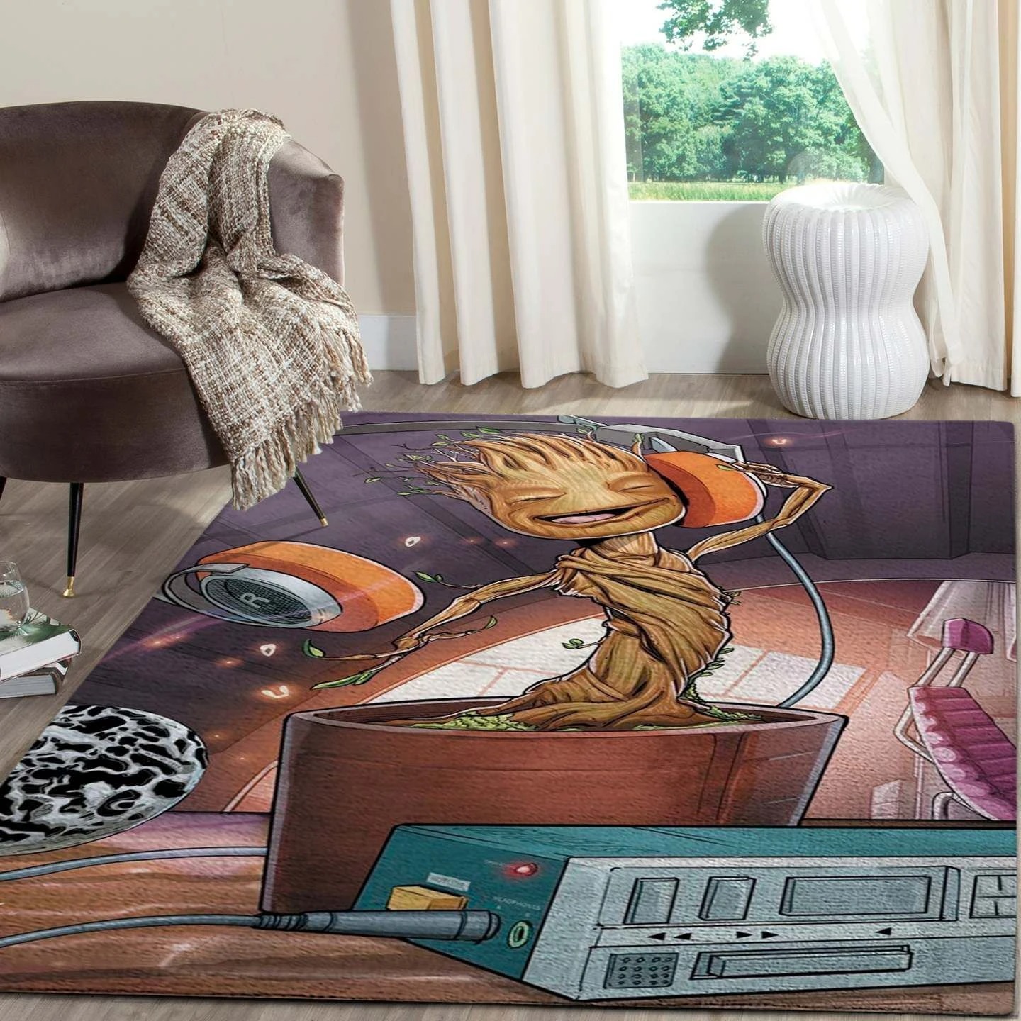 Baby groot area rugs living room carpet