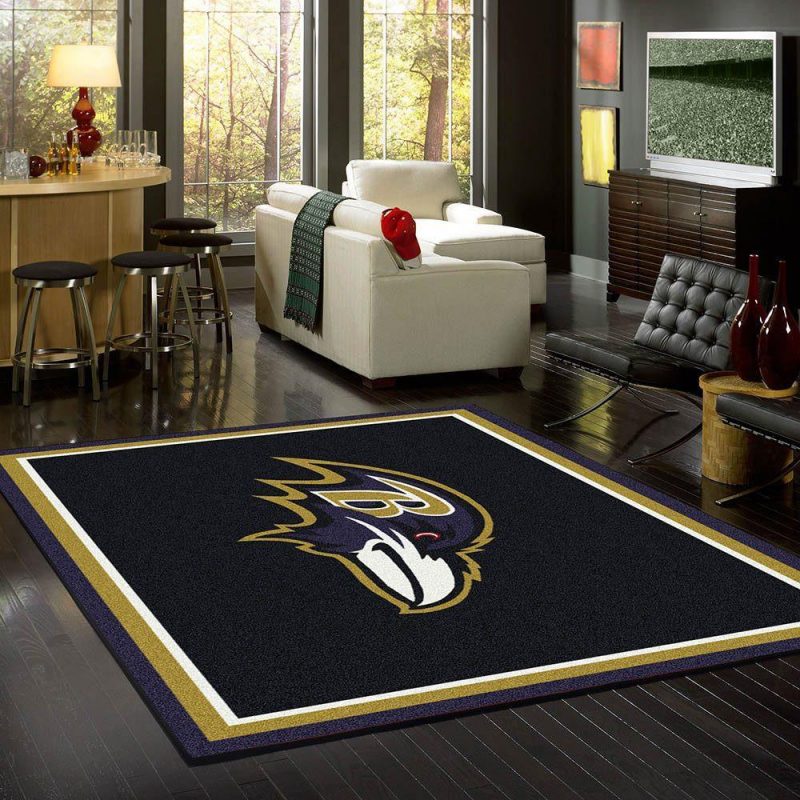 Baltimore Ravens Nfl Carpet Living Room Rugs