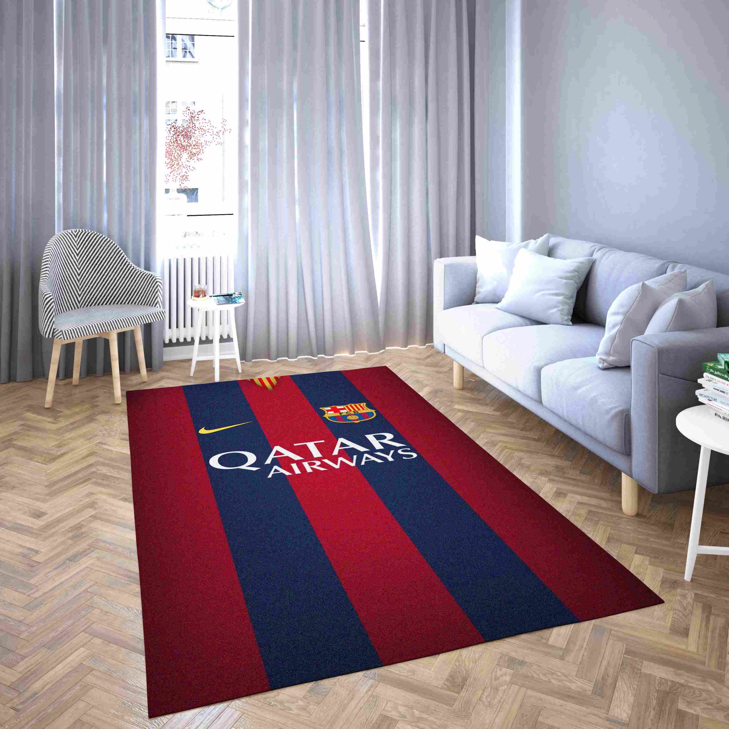 Barcelona Soccer Color New Design Carpet Living Room Rugs