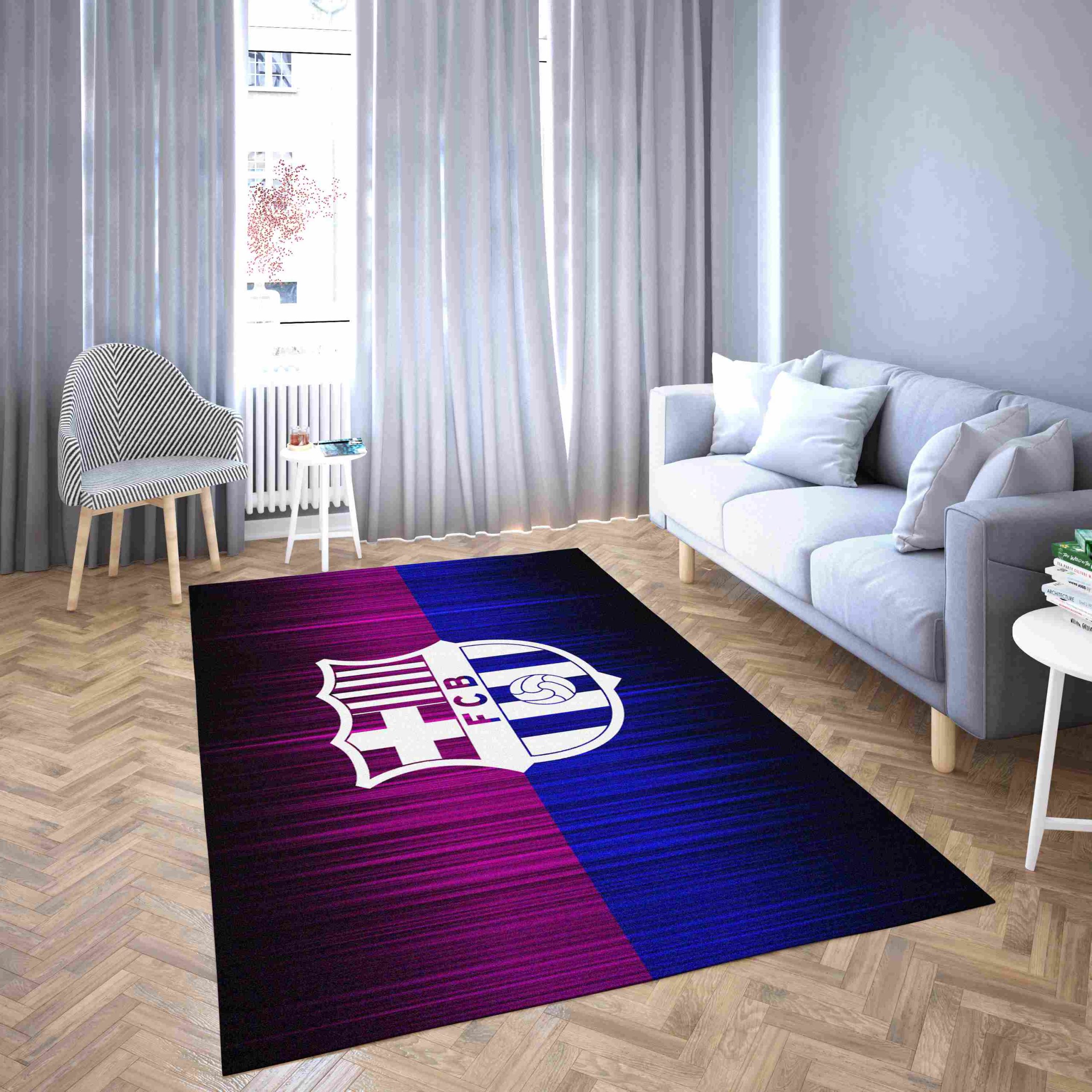 Barcelona Soccer Special Color Carpet Living Room Rugs