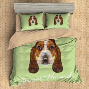 Bas Hound Duvet Cover and Pillowcase Set Bedding Set