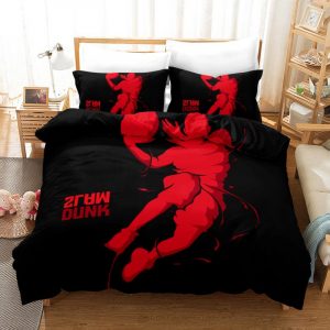 Basketball Dunk Duvet Cover and Pillowcase Set Bedding Set