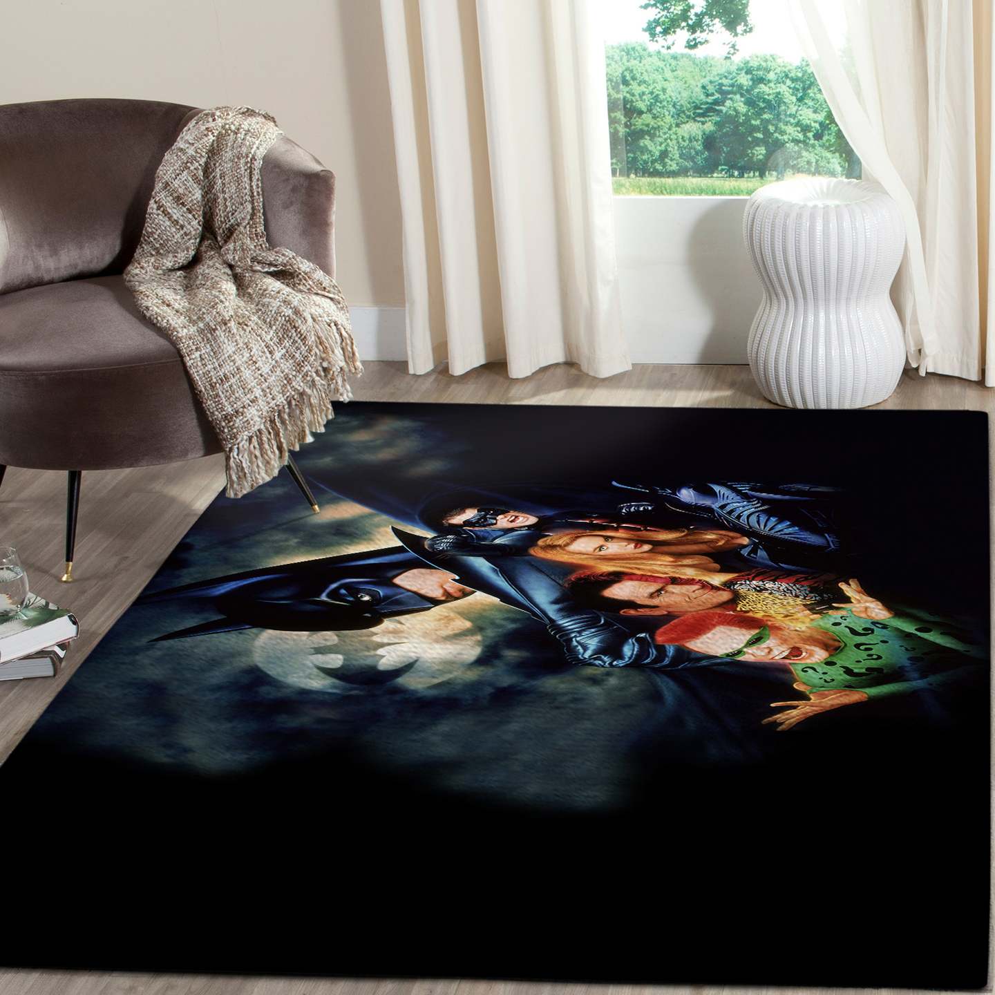 Batman Forever Halloween Living Room Rug Carpet