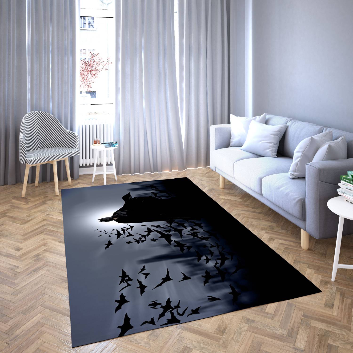 Batman Marvel Avengers Carpet Living Room Rugs 62