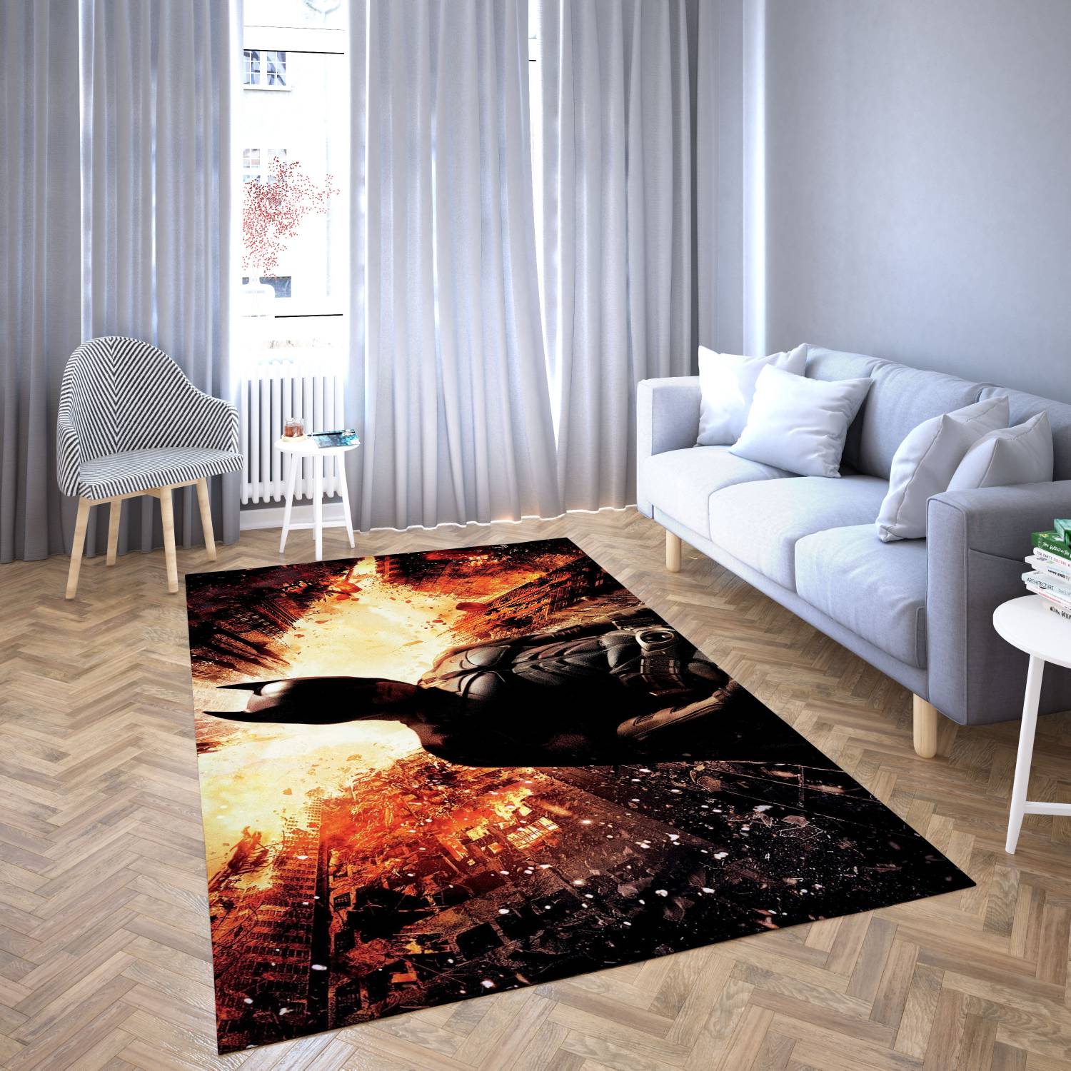 Batman Marvel Avengers Carpet Living Room Rugs 64