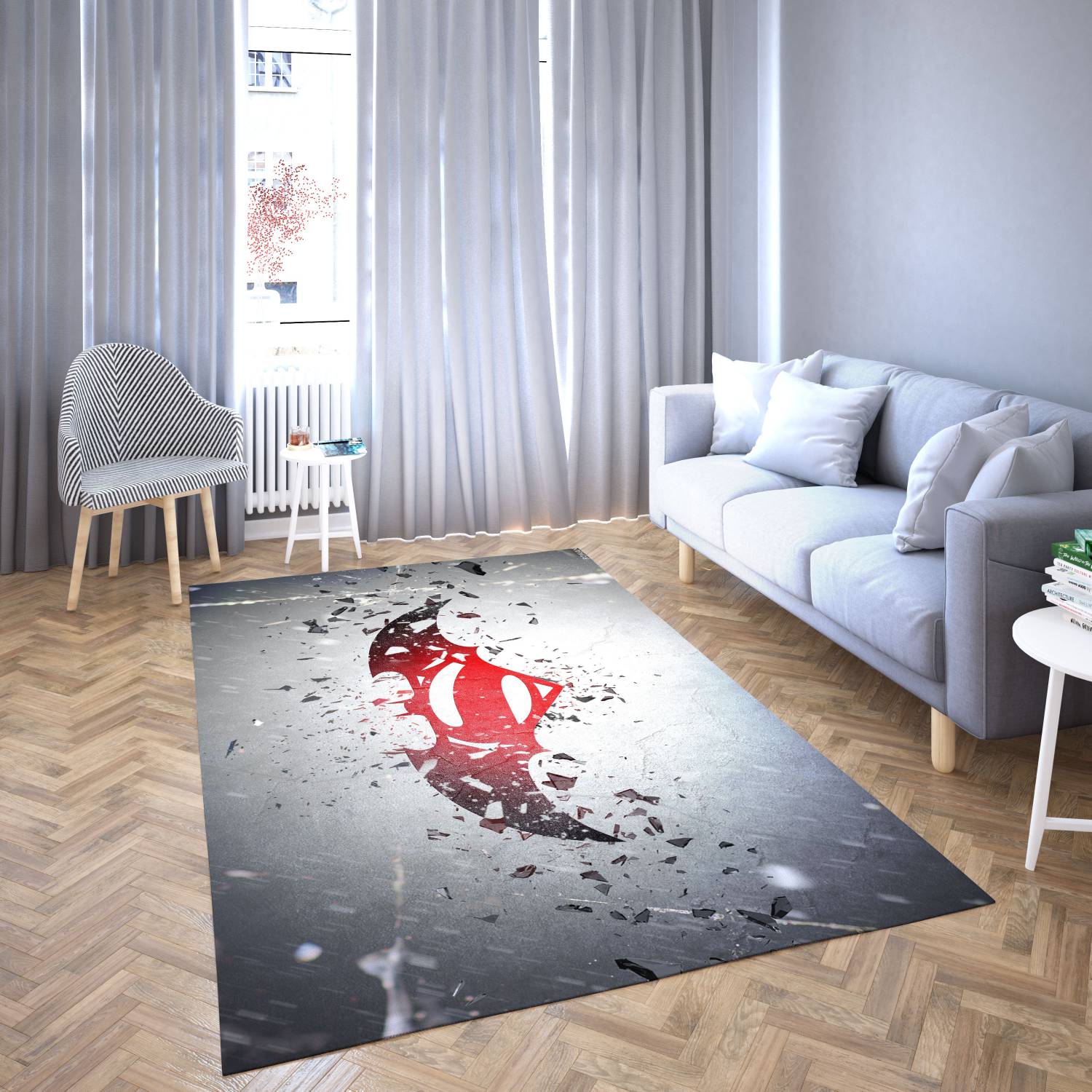 Batman Marvel Avengers Carpet Living Room Rugs 76