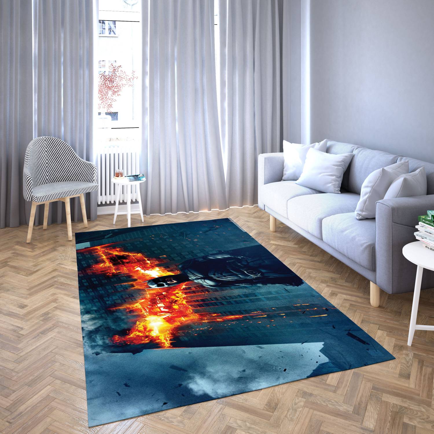 Batman Marvel Avengers Carpet Living Room Rugs 89