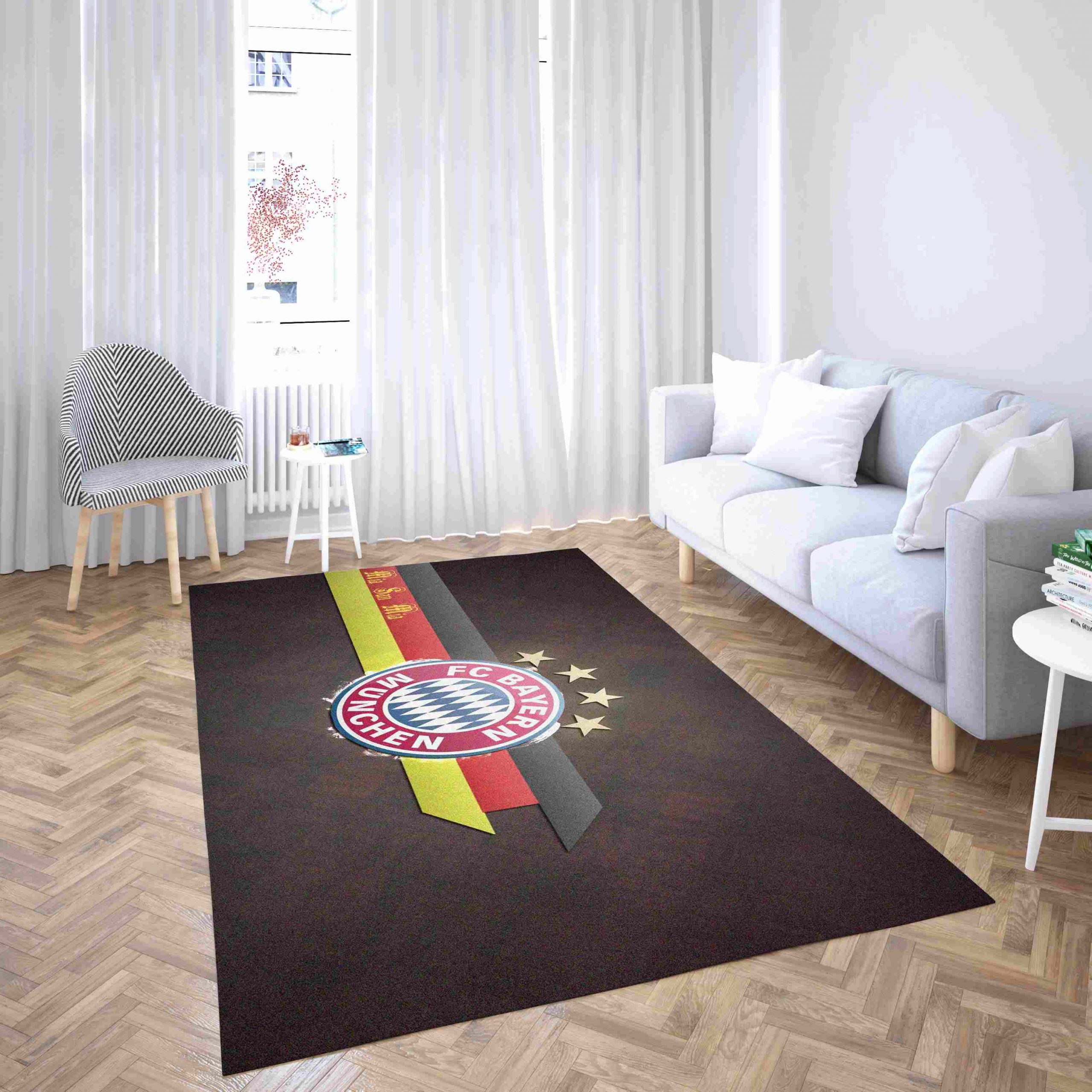 Bayern Munich Club 3D Football Carpet Living Room Rugs