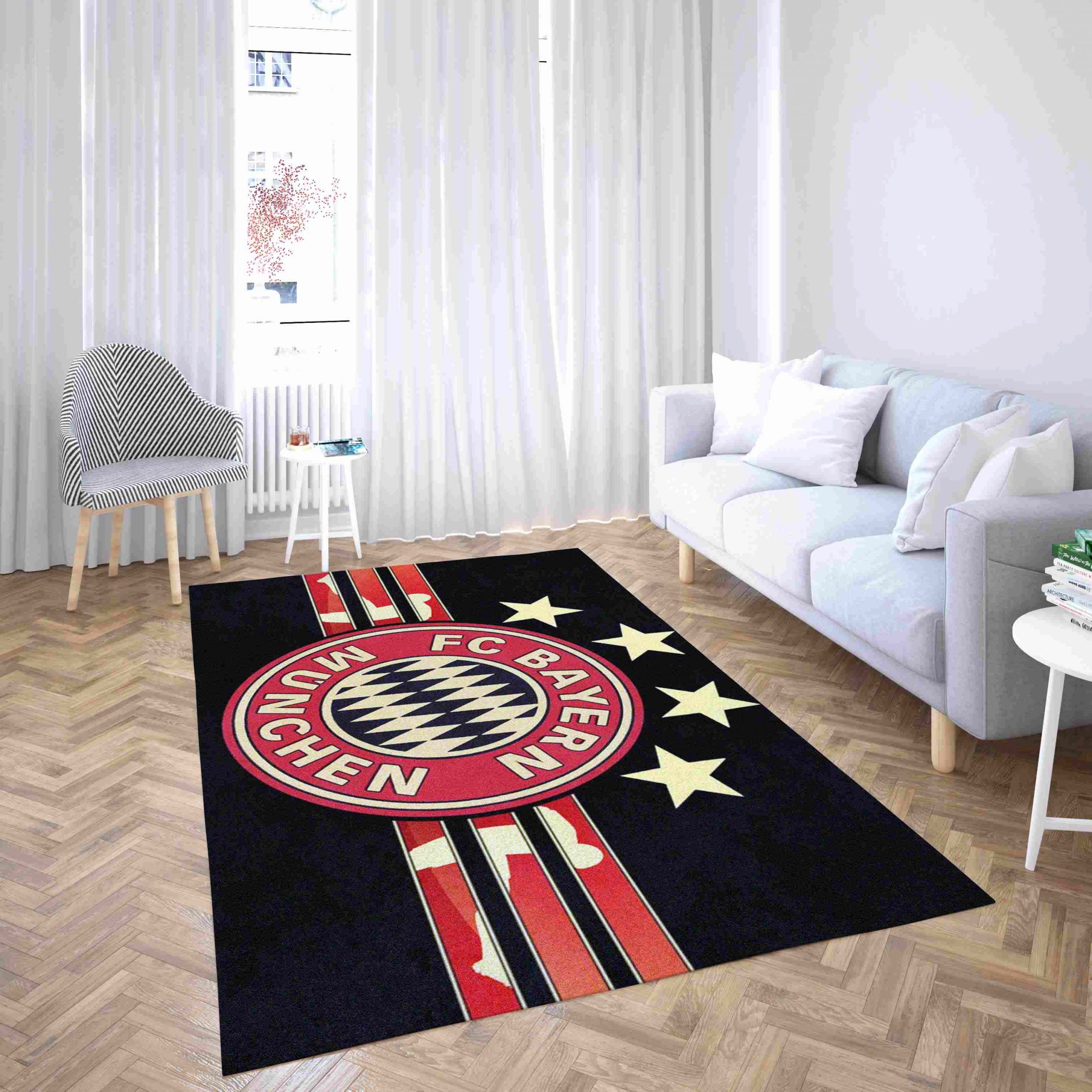 Bayern Munich Club Football Carpet Living Room Rugs 1