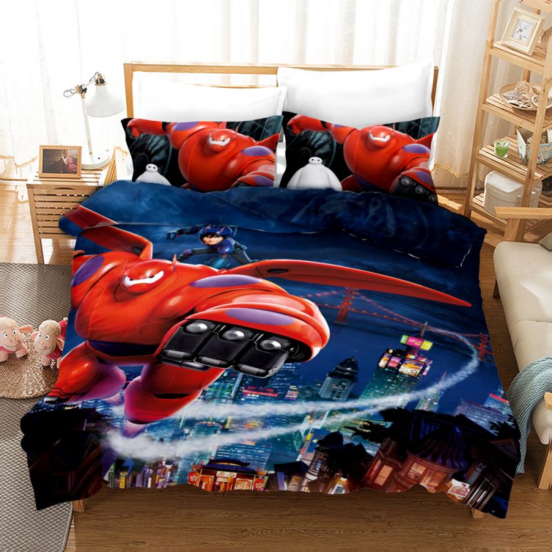 Baymax Duvet Cover and Pillowcase Set Bedding Set