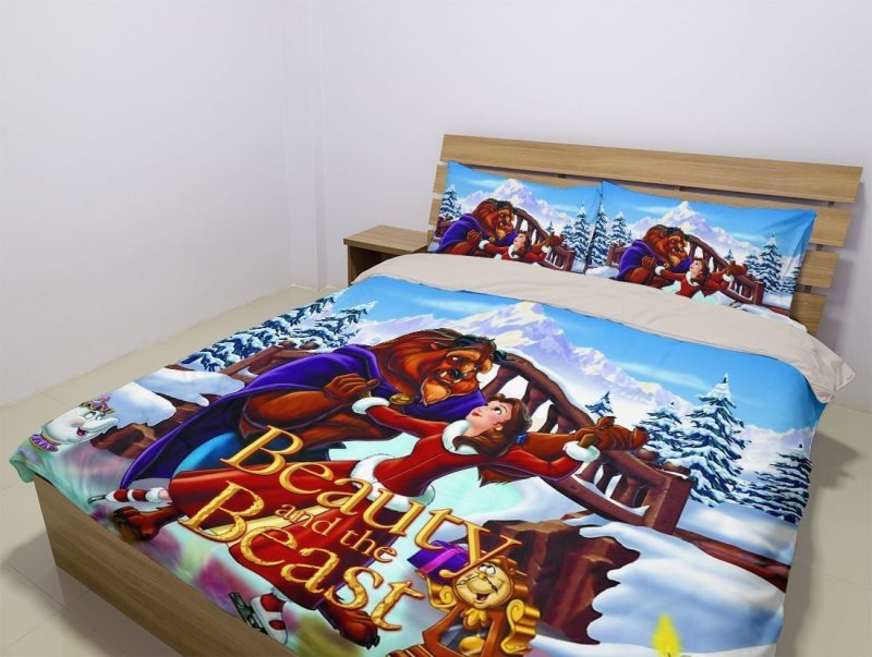 Beauty And The Beast Duvet Cover and Pillowcase Set Bedding Set 129