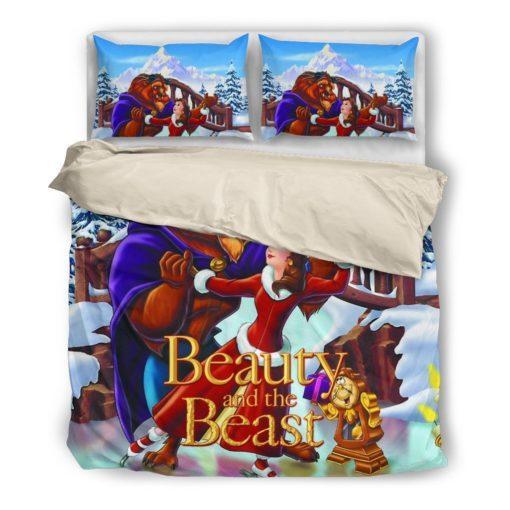 Beauty And The Beast Duvet Cover and Pillowcase Set Bedding Set 82