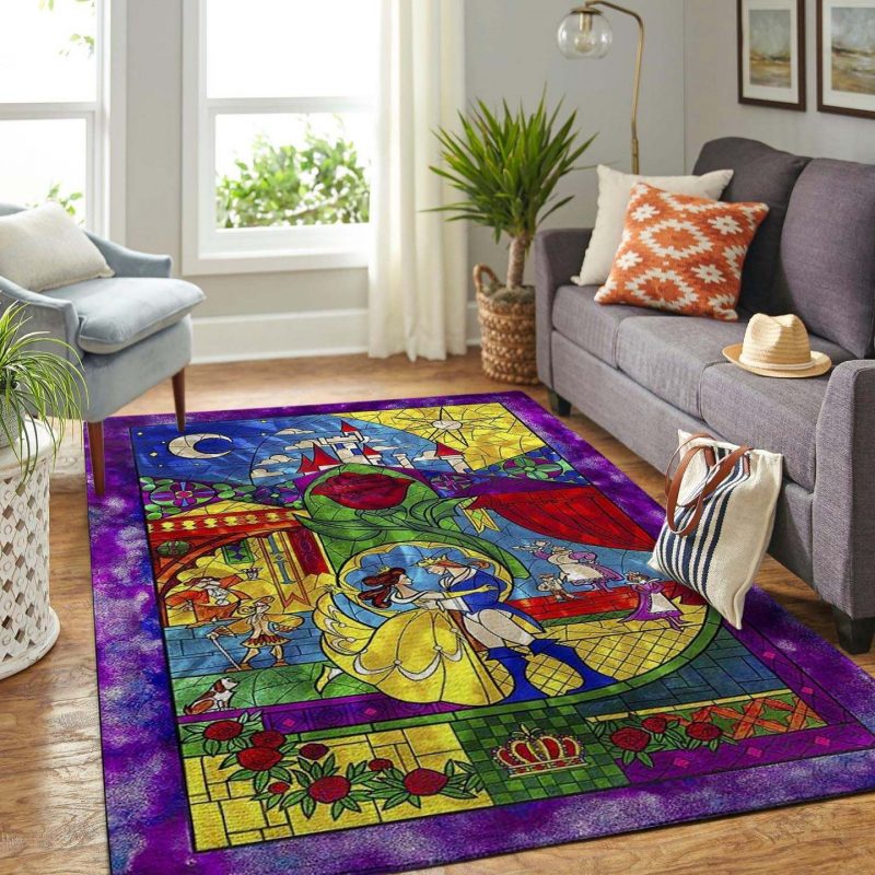 Beauty and the Beast rug Disney rug Living Room Rug Carpet 2