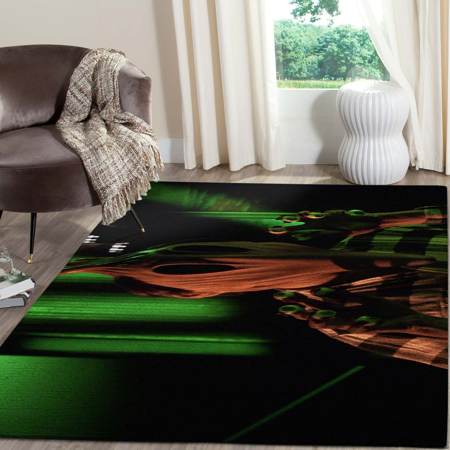 Beetlejuice Halloween Living Room Rug Carpet 1