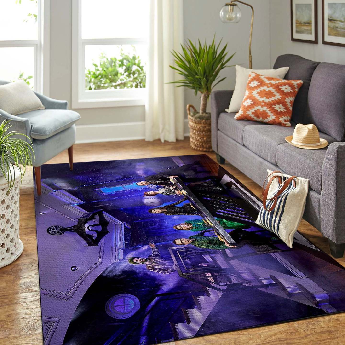 Beetlejuice Halloween Living Room Rug Carpet 4