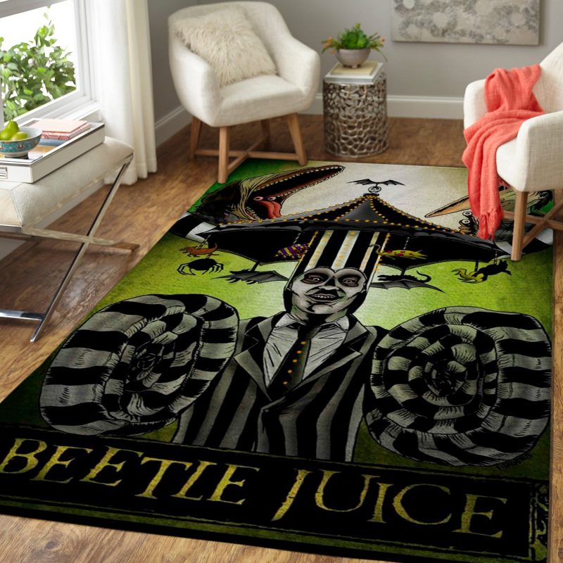 Beetlejuice Movie Living Room Rug Carpet