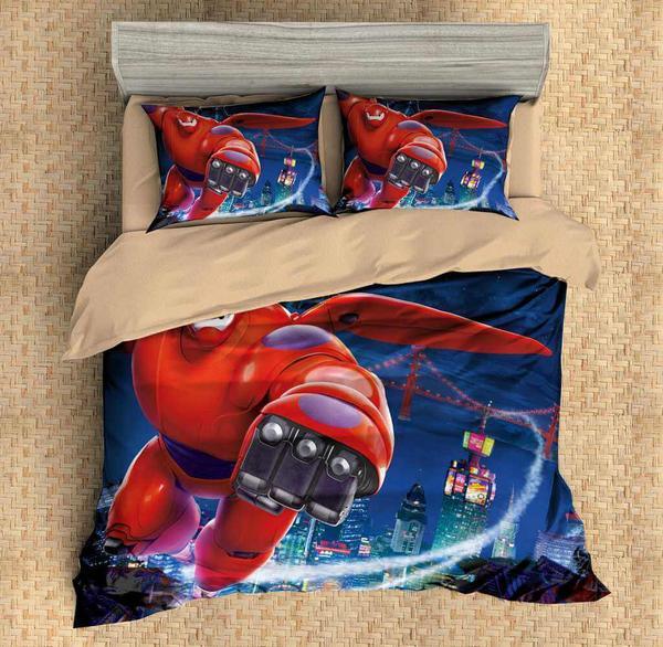 Big Hero Duvet Cover and Pillowcase Set Bedding Set 479