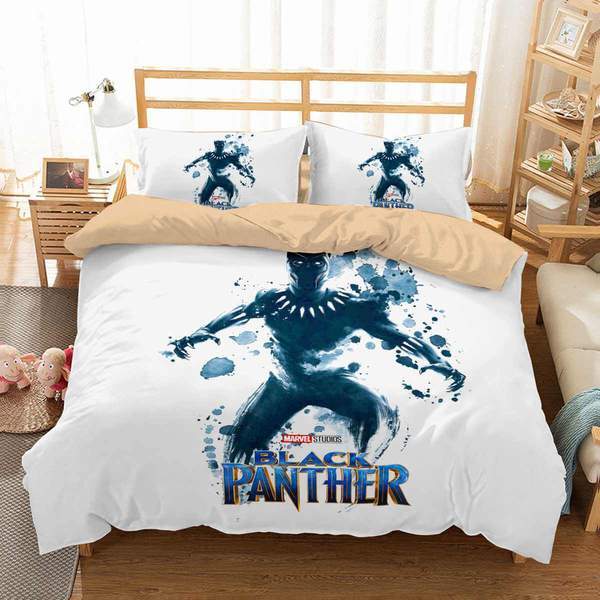 Black Panther 5 Duvet Cover and Pillowcase Set Bedding Set