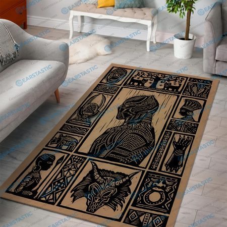 Black Panther Living Room Rugs Carpet