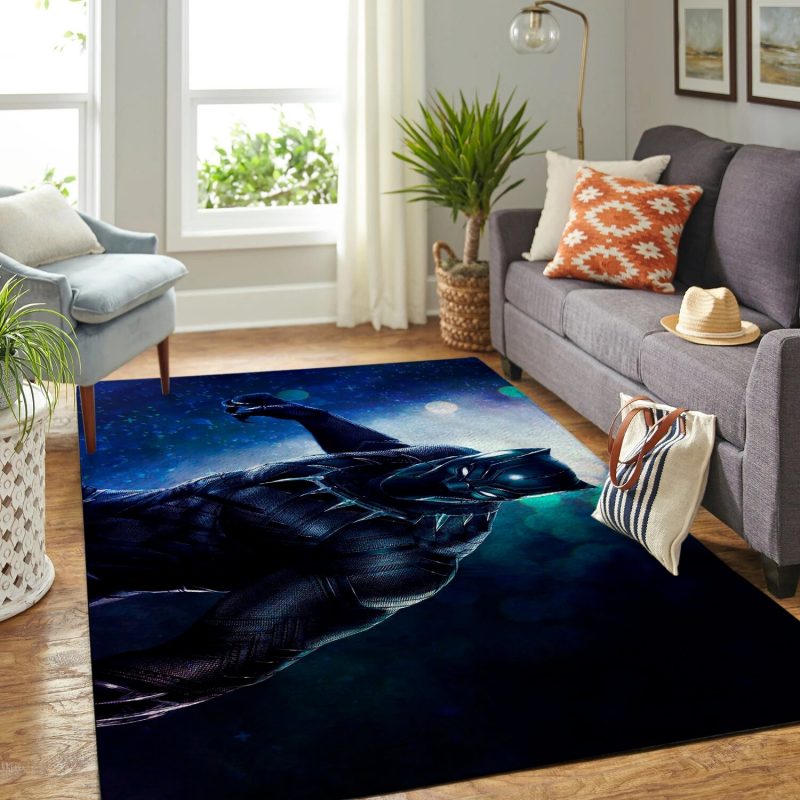 Black Panther Living Room Rugs Carpet