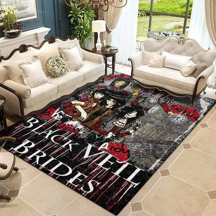 Black Veil Brides Living Room Rug Carpet