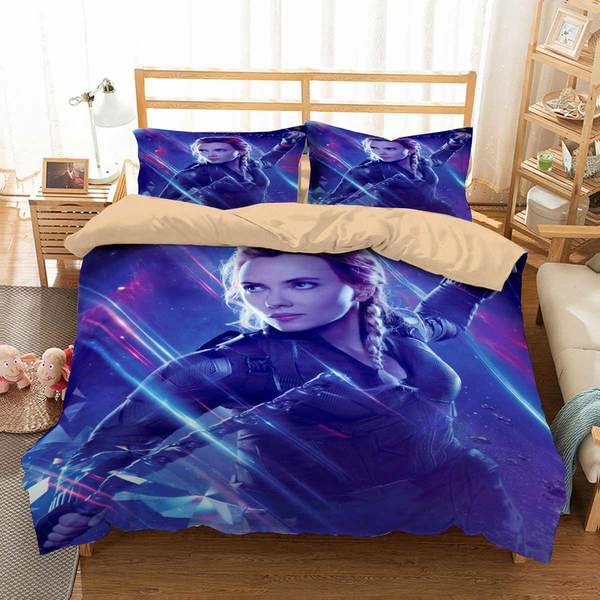 Black Widow In Avengers Endgame Duvet Cover and Pillowcase Set Bedding Set