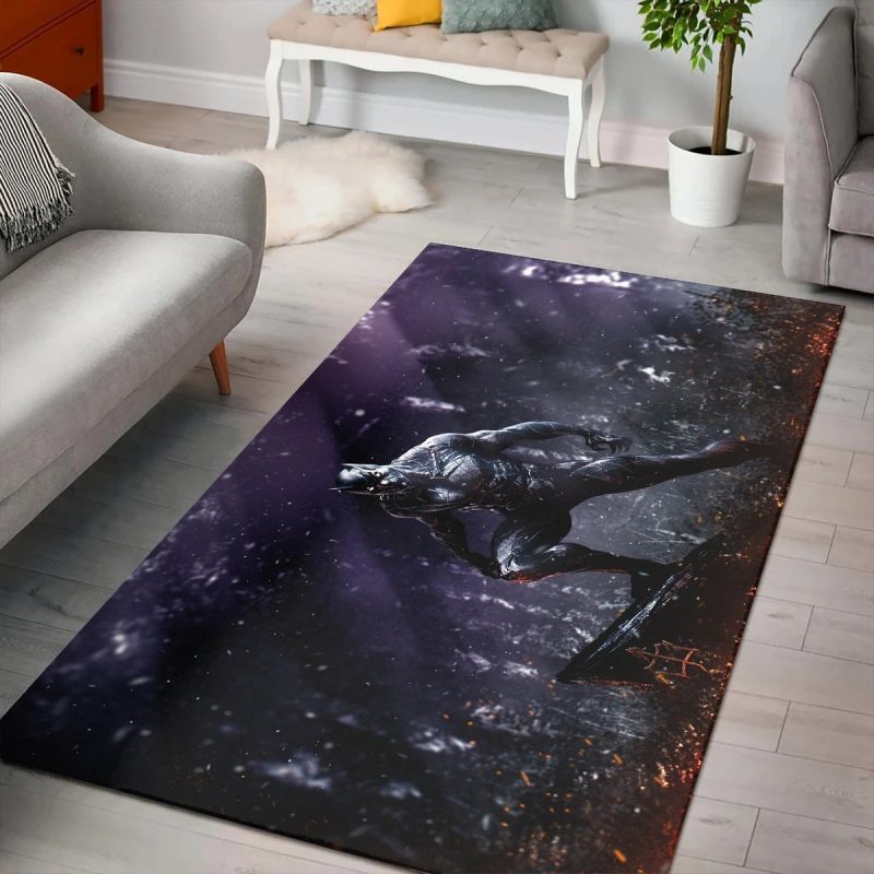 Black panther marvel comics marv Big lebowski carpet living room rugs