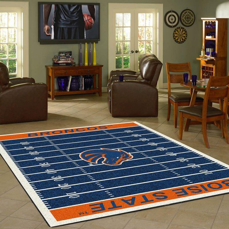 Boise State Rug Team Home Field Carpet Living Room Rugs