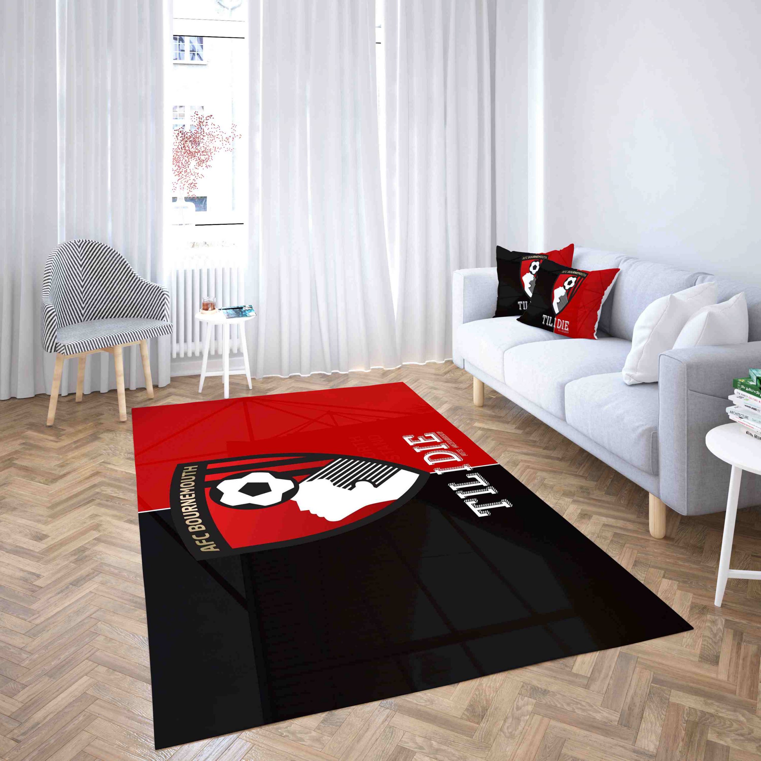 Bournemouth Football Club Carpet Living Room Rugs