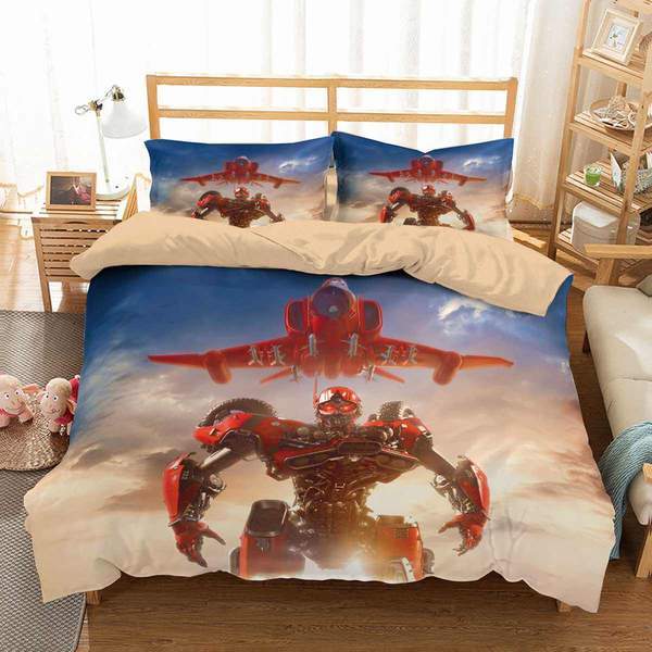 Bumblebee 6 Duvet Cover and Pillowcase Set Bedding Set