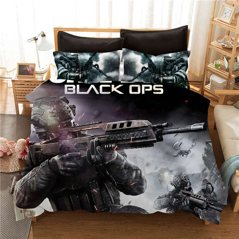 Call Of Duty 5 Duvet Cover and Pillowcase Set Bedding Set