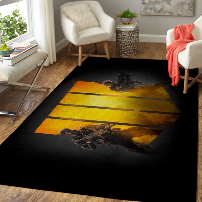 Call Of Duty Black Ops 4 Game Living Room Rug Carpet