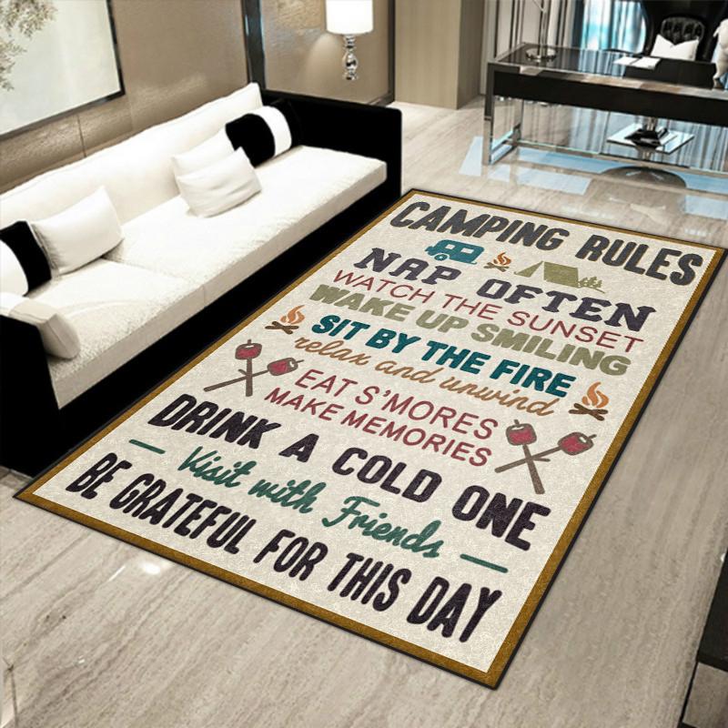 Camping Hn Limited Edition Rug Carpet 3