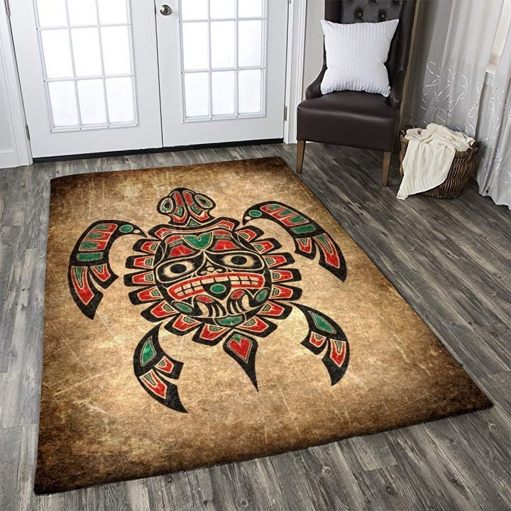 Canadian Aboriginal Turtle Carpet Living Room Rugs