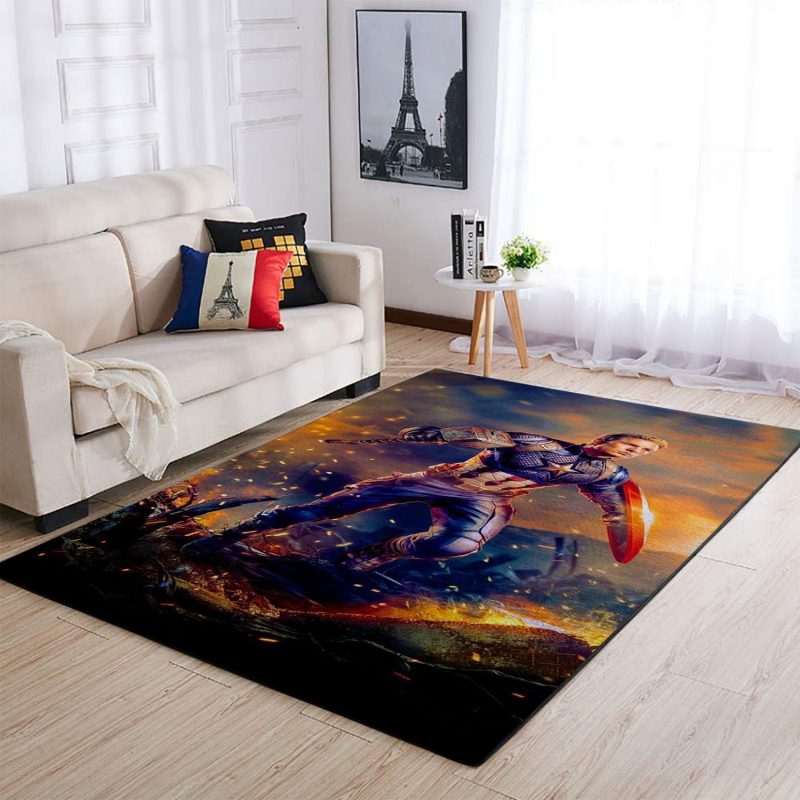 Captain America Avengers Living Room Rugs Carpet 1