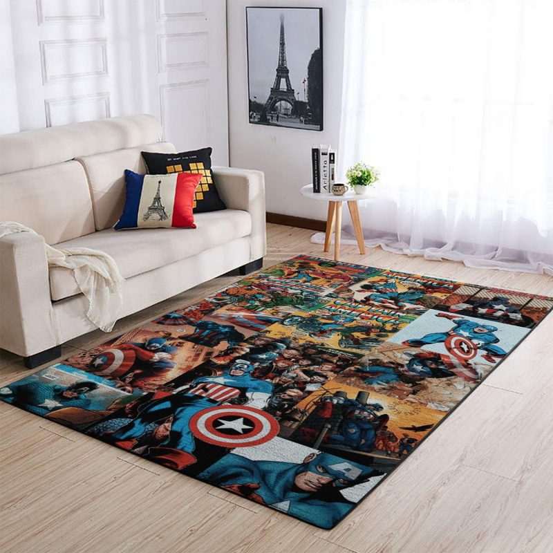 Captain America Avengers Living Room Rugs Carpet 4