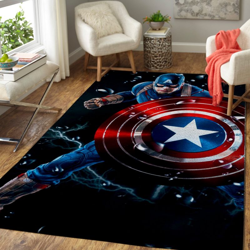 Captain America Avengers Living Room Rugs Carpet 7