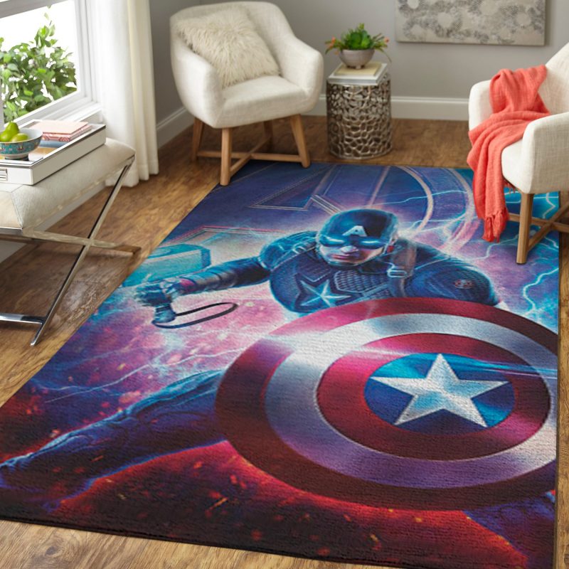 Captain America Avengers Living Room Rugs Carpet