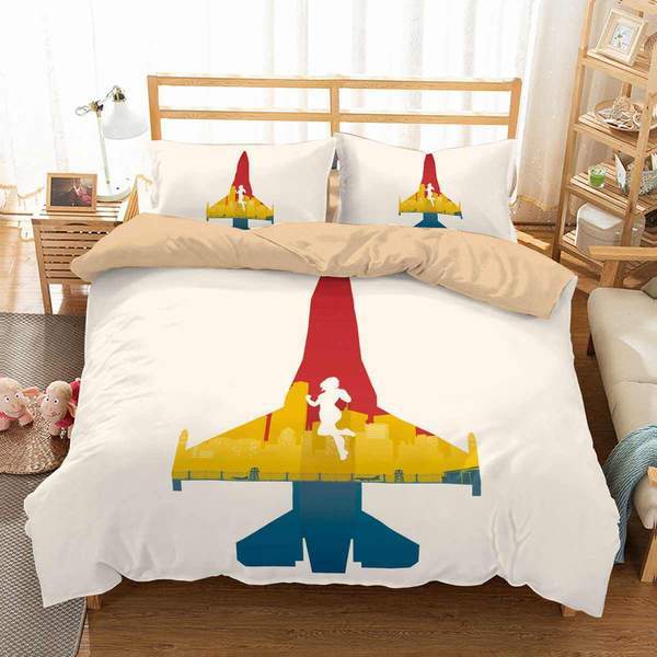 Captain Marvel 10 Duvet Cover and Pillowcase Set Bedding Set