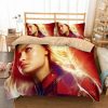 Captain Marvel 8 Duvet Cover and Pillowcase Set Bedding Set