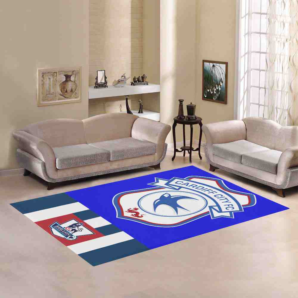 Cardiff City Football Club Carpet Living Room Rugs