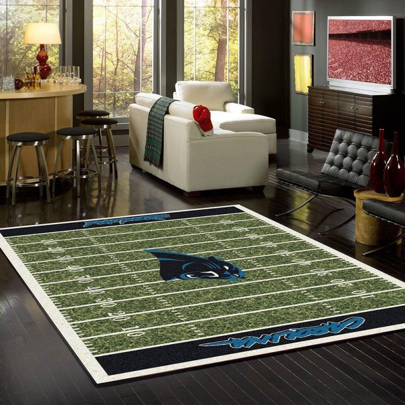 Carolina Panthers Nfl Carpet Living Room Rugs 2