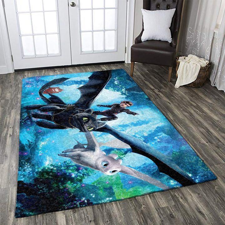 Cartoon Movie How To Train Your Dragon Area Limited Edition Rug Carpet 1